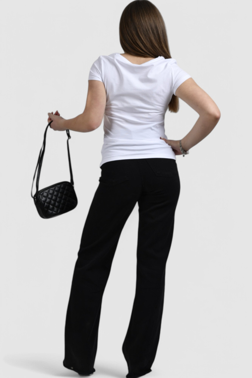 Ženska bijela majica kratki rukav Henriette