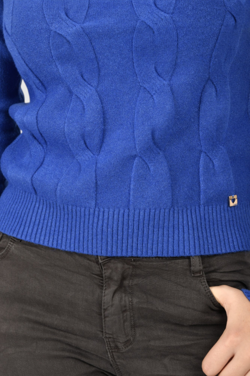 Ženski plavi lagani džemper Damaris