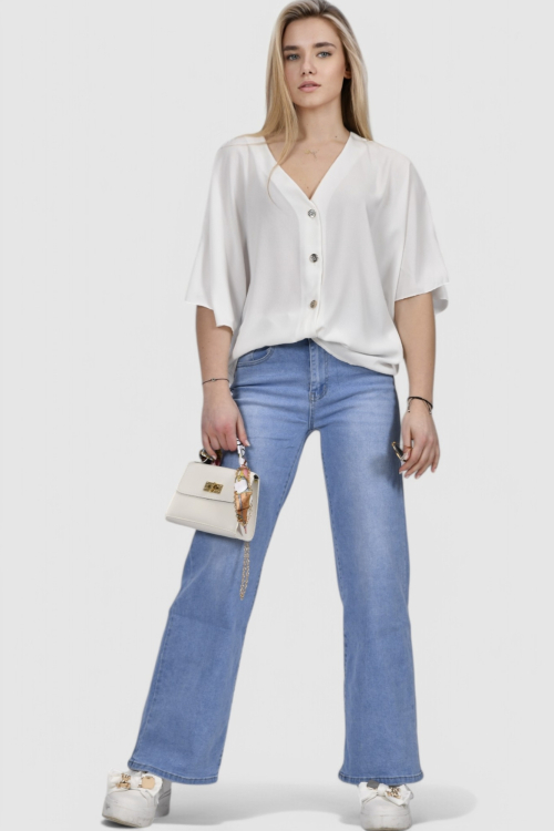 Ženska bijela elegantna košulja Ivelisse