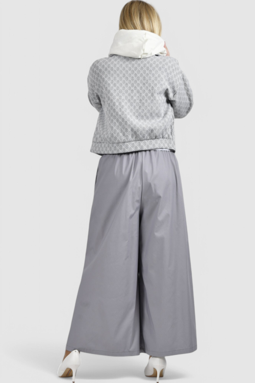 Ženske sive modne hlače Amara