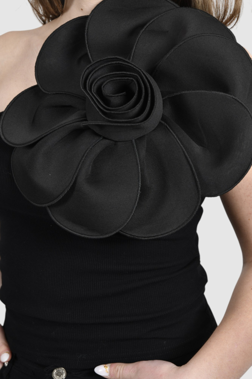 Ženski crni top Selina