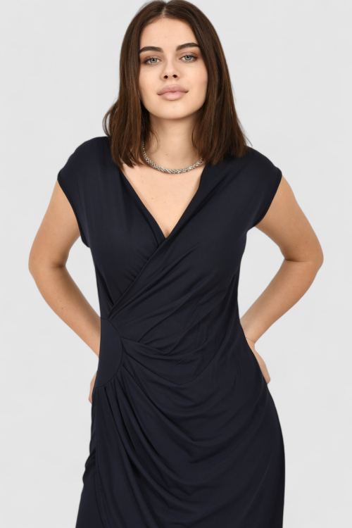 Ženska plava večernja haljina Kayla