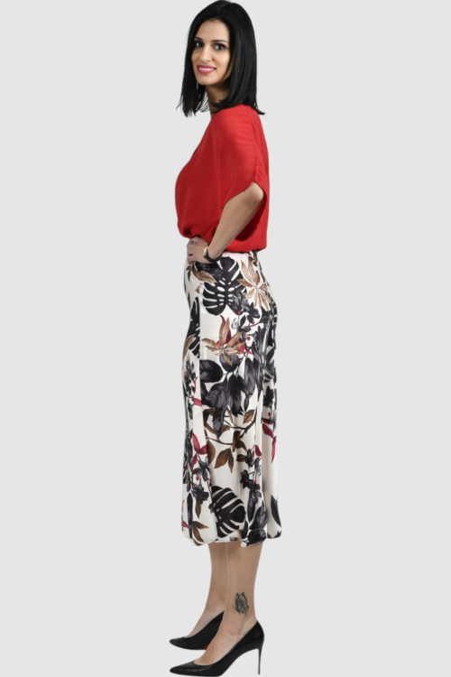 Ženska crvena elegantna košulja Ivelisse