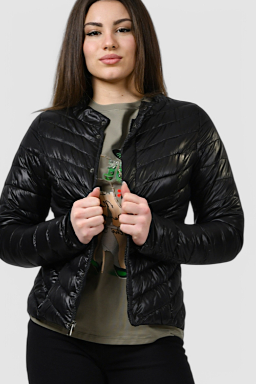 Ženska crna kratka jakna Clarita