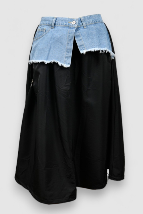 Ženska crna midi suknja Eloraine