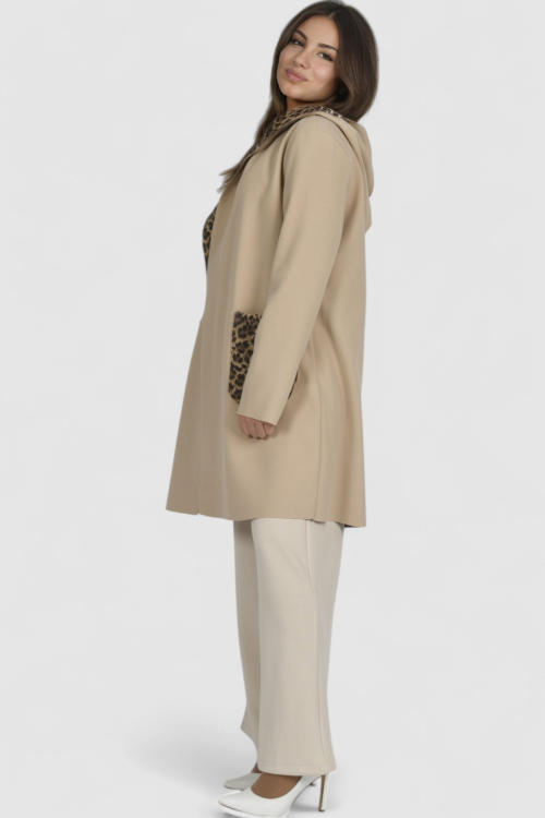 Ženski bež midi kaput Bluebell