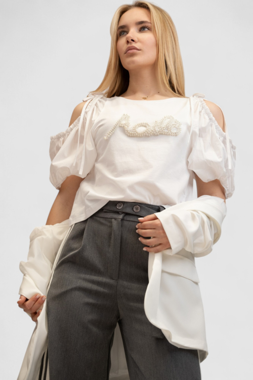 Ženski bijeli  elegantni sako Brenda