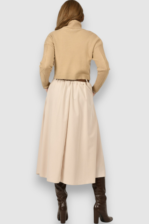 Ženski smeđi lagani džemper Violet