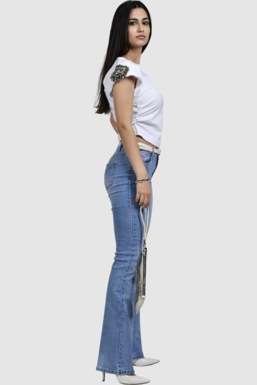 Ženska bijela majica kratki rukav Noemi