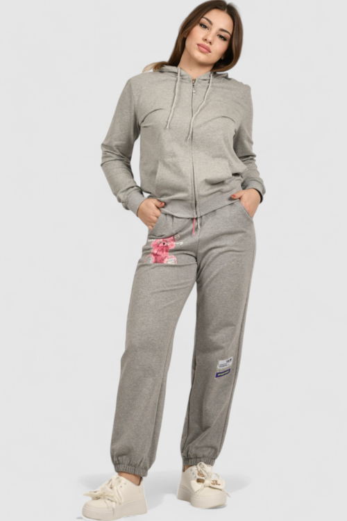 Ženski sivi gornji dio trenirke Lagoon