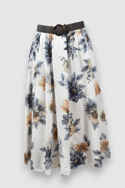 Ženska plava midi suknja Joselyn