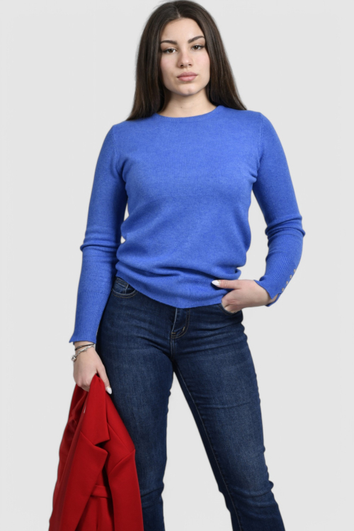Ženski plavi lagani džemper Giavanna