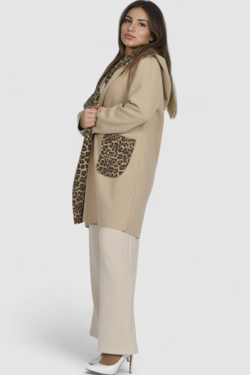 Ženski bež midi kaput Bluebell