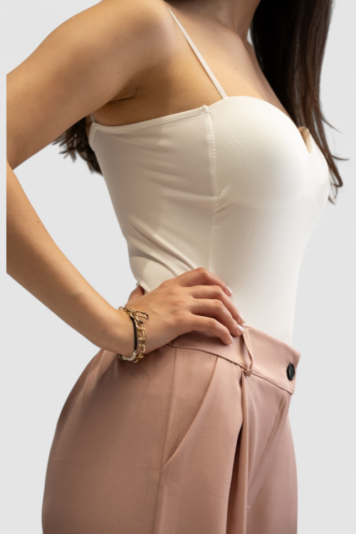 Ženski bijeli elegantni bodi Camille