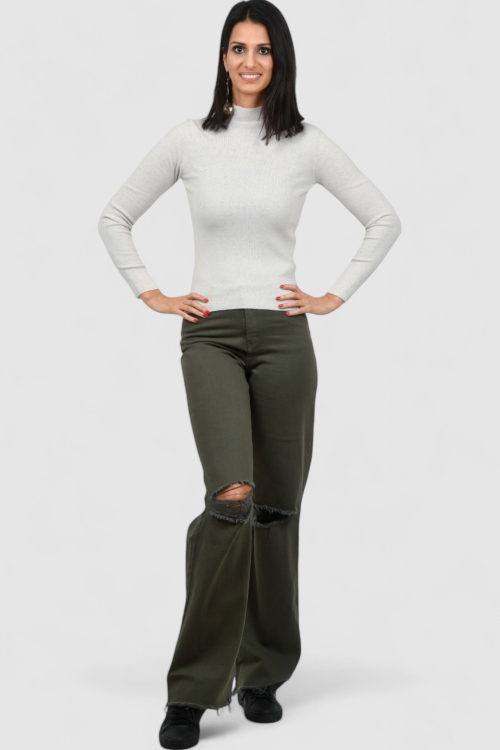 Ženski bijeli lagani džemper Opal