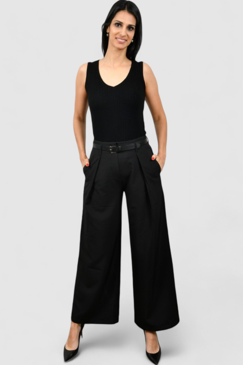 Ženski crni top Skyla