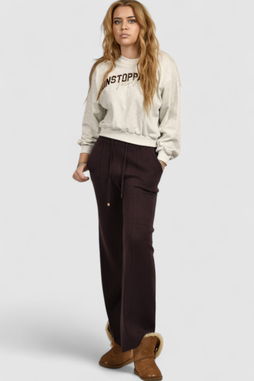 Ženska siva hoodica bez kapuljače Amaya