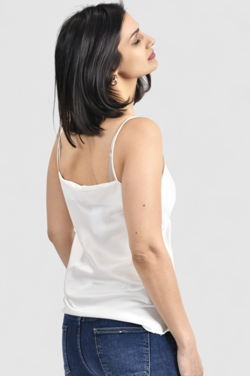 Ženski bijeli elegantni top Scarlet