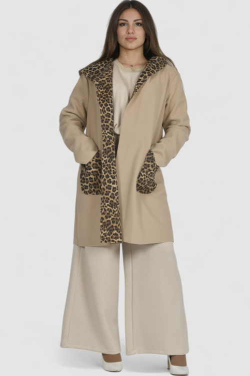 Ženski bež midi kaput Bluebell