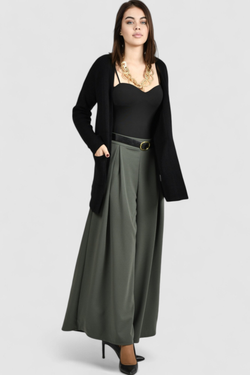 Ženski crni kratki kardigan Jossie