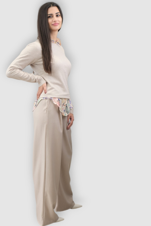 Ženski bež lagani džemper Clarissa