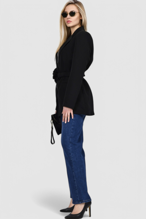 Ženske plave traperice široke nogavice Eileen