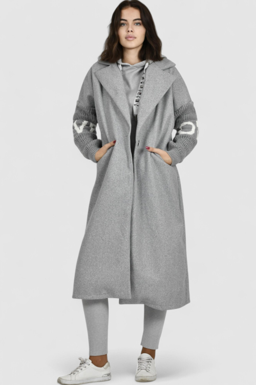 Ženska siva trenirka komplet Leila