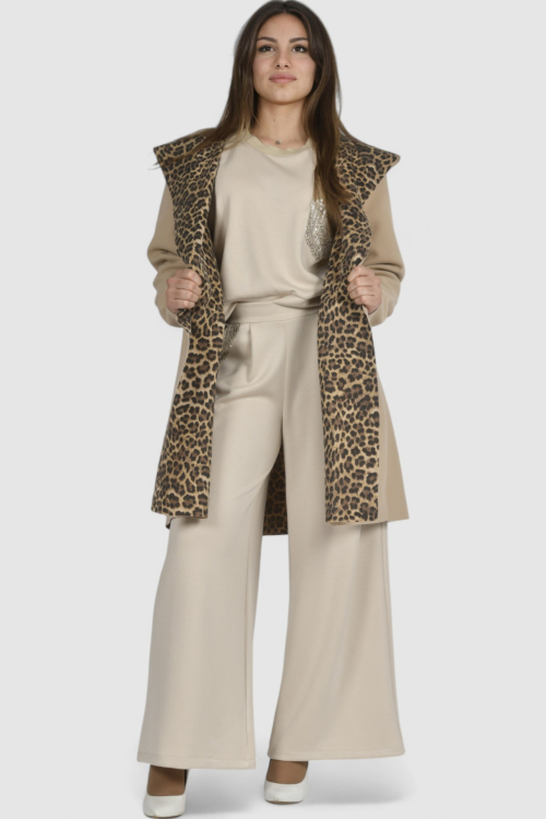 Ženski bež midi kaput Bluebell