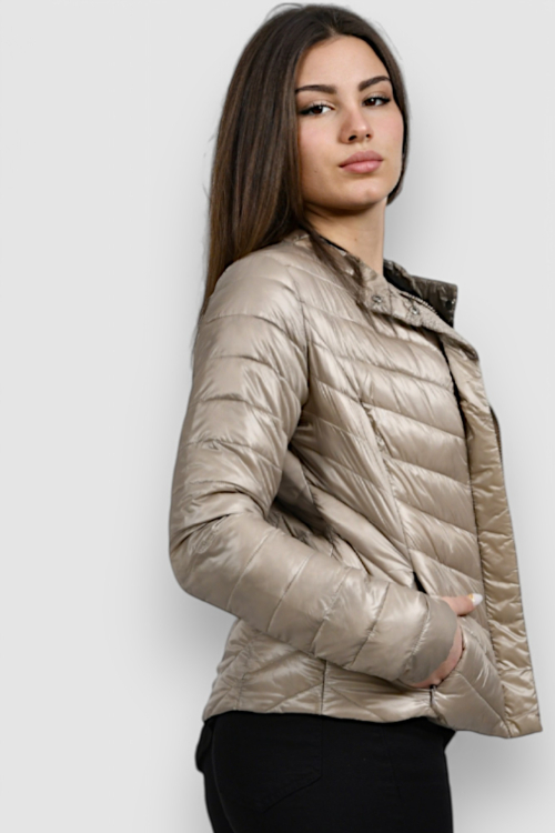 Ženska bež kratka jakna Clarita