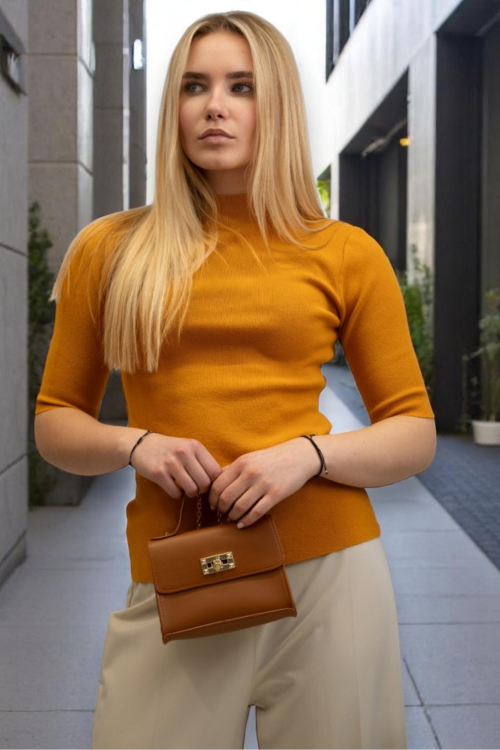 Ženski žuti lagani džemper Juliette