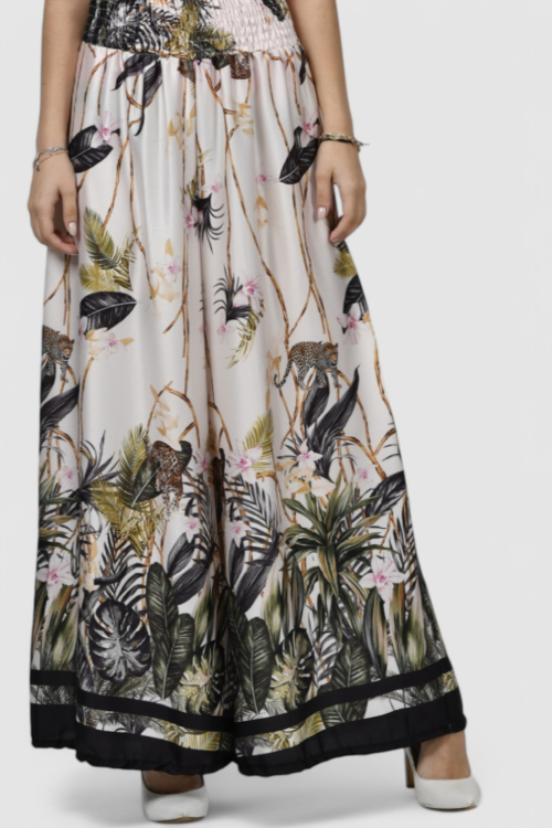 Ženske bijele suknja hlače Calla