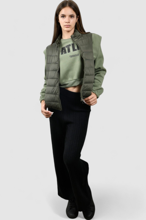 Ženski crni donji dio trenirke Umber