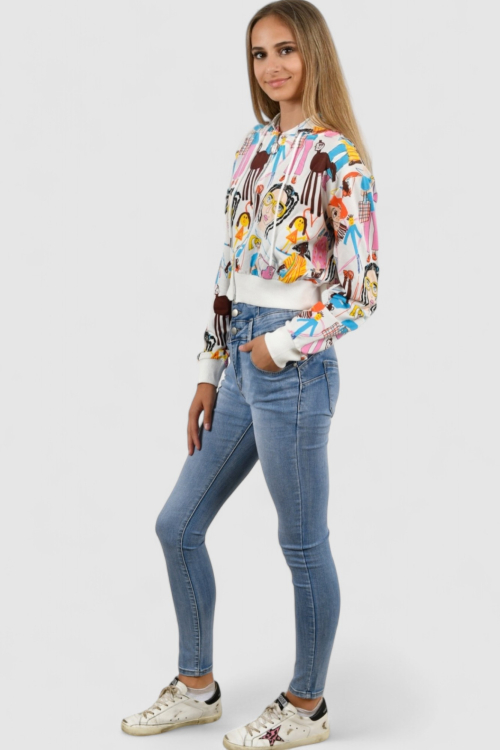 Ženski bijeli gornji dio trenirke Celine