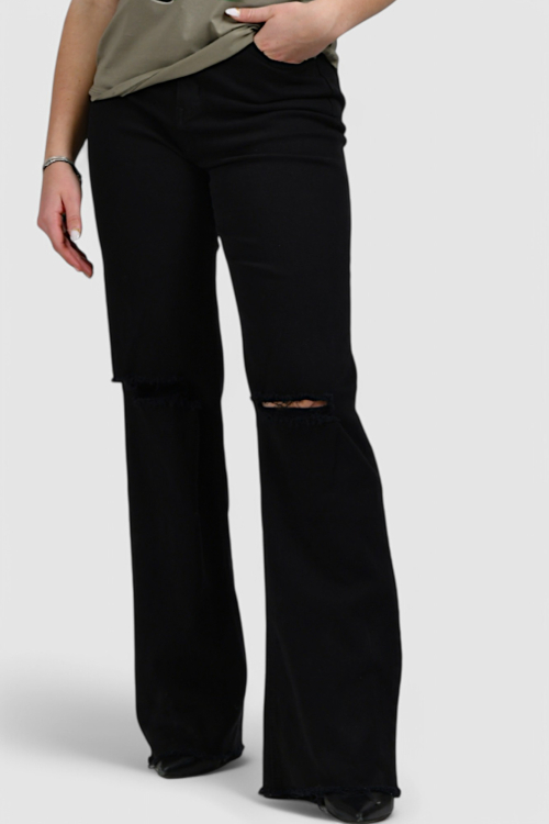 Ženske crne traperice Estelle