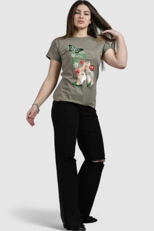 Ženske crne traperice Estelle