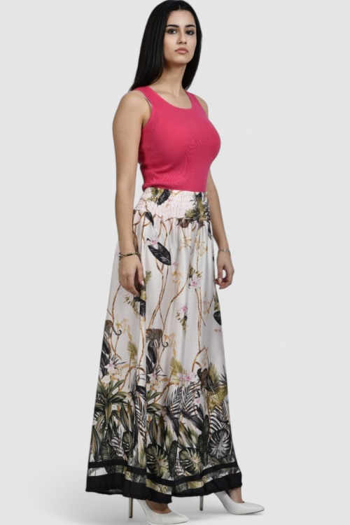 Ženske bijele suknja hlače Calla