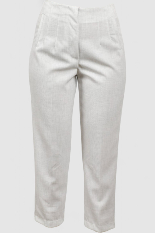 Ženske bijele klasične hlače Danelle