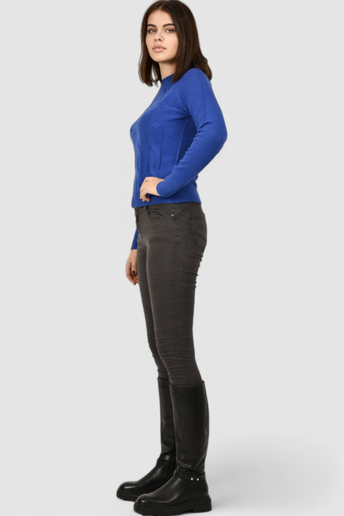 Ženski plavi lagani džemper Damaris