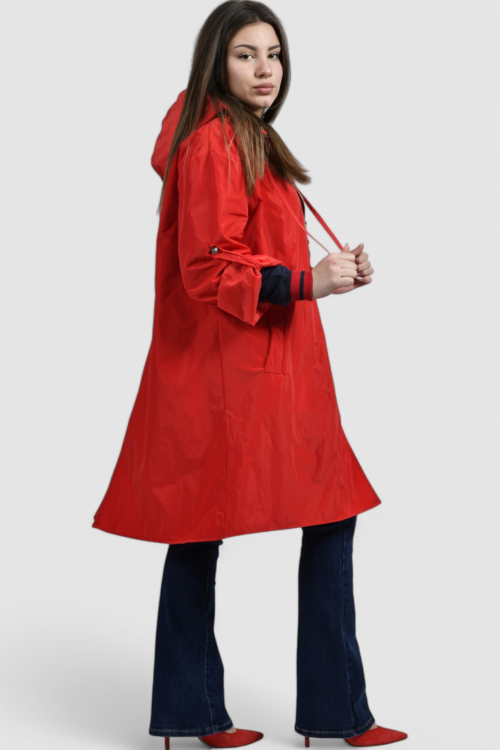 Ženska crvena duga jakna Ilyana