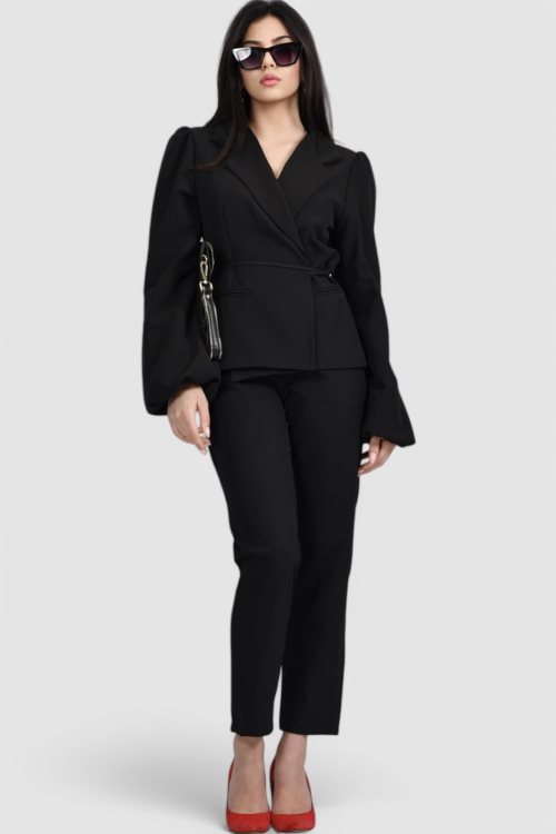 Ženski crni elegantni sako Charlotte