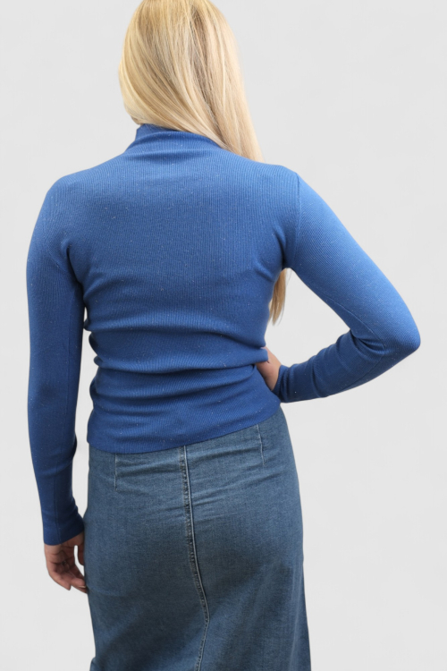 Ženski plavi lagani džemper Opal