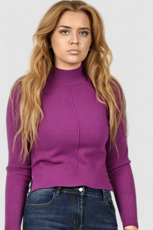 Ženski ljubičasti lagani džemper Madeline