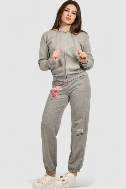 Ženski sivi gornji dio trenirke Lagoon