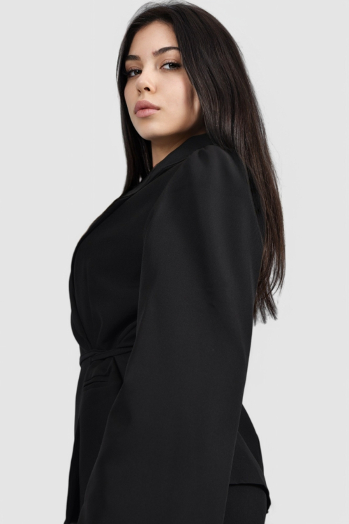 Ženski crni elegantni sako Charlotte