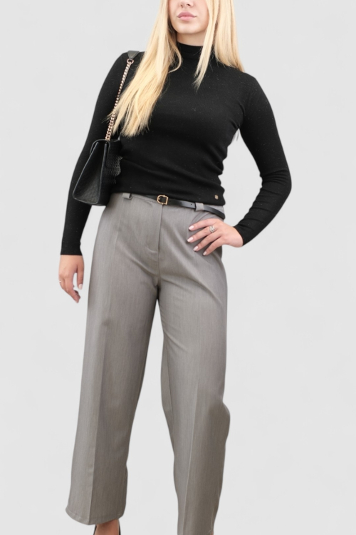 Ženski crni lagani džemper Opal