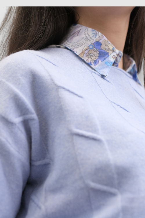 Ženski lagani plavi džemper Erica