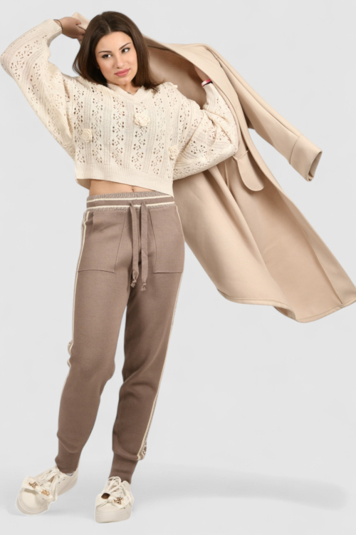 Ženski bijeli lagani džemper Iris