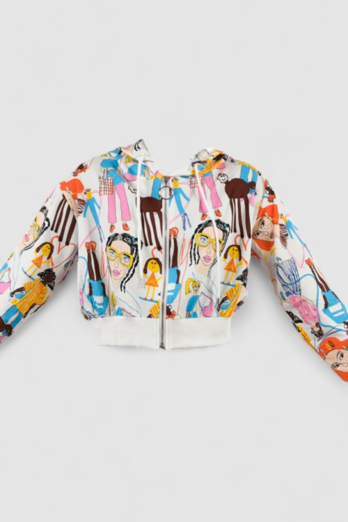 Ženski bijeli gornji dio trenirke Celine