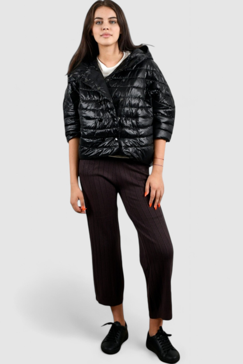 Ženska crna kratka jakna Gale