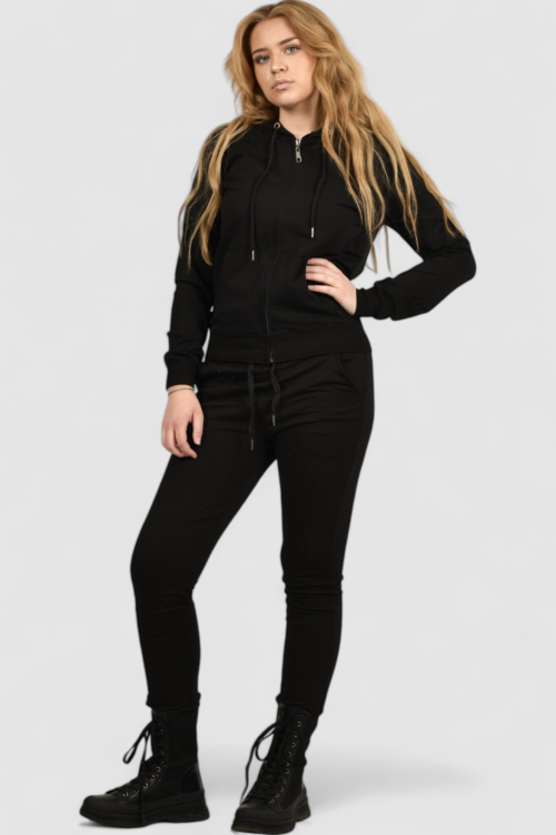 Ženski crni gornji dio trenirke Lagoon